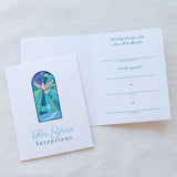 Stained Glass Mass Intention Card