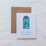 Stained Glass Mass Intention Card