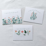 Set of 6 or 12 Mixed Spiritual Bouquet Cards