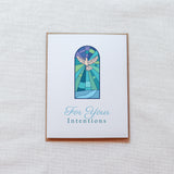 Stained Glass Mass Intention Card