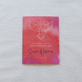 Custom Watercolor Catholic Confirmation Card