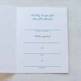 Stained Glass Mass Intention Card