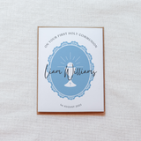 Custom Boys First Holy Communion Card