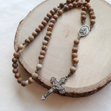 Saint Joseph Jasper Stone Rosary