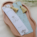 Marian Auspice Double-Sided Tassel Bookmark