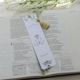 Marian Auspice Double-Sided Tassel Bookmark