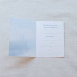 Blue Holy Spirit Mass Intention Card