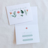 Set of 6 or 12 Mixed Spiritual Bouquet Cards