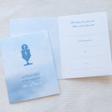 Blue Holy Spirit Mass Intention Card