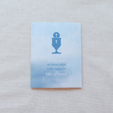 Blue Holy Spirit Mass Intention Card