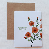 Praying for You Sympathy Card