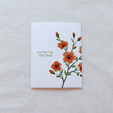 Praying for You Sympathy Card