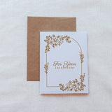 Floral Mass Intention Card