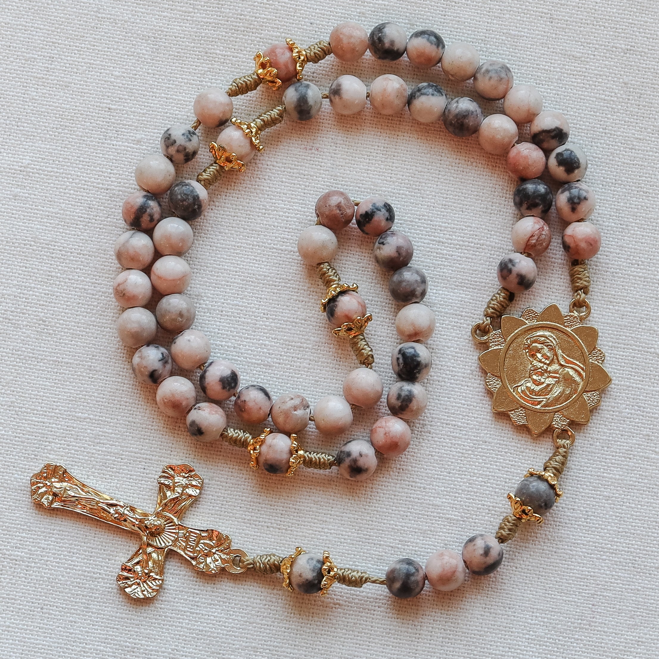 Stone Bead Rosaries