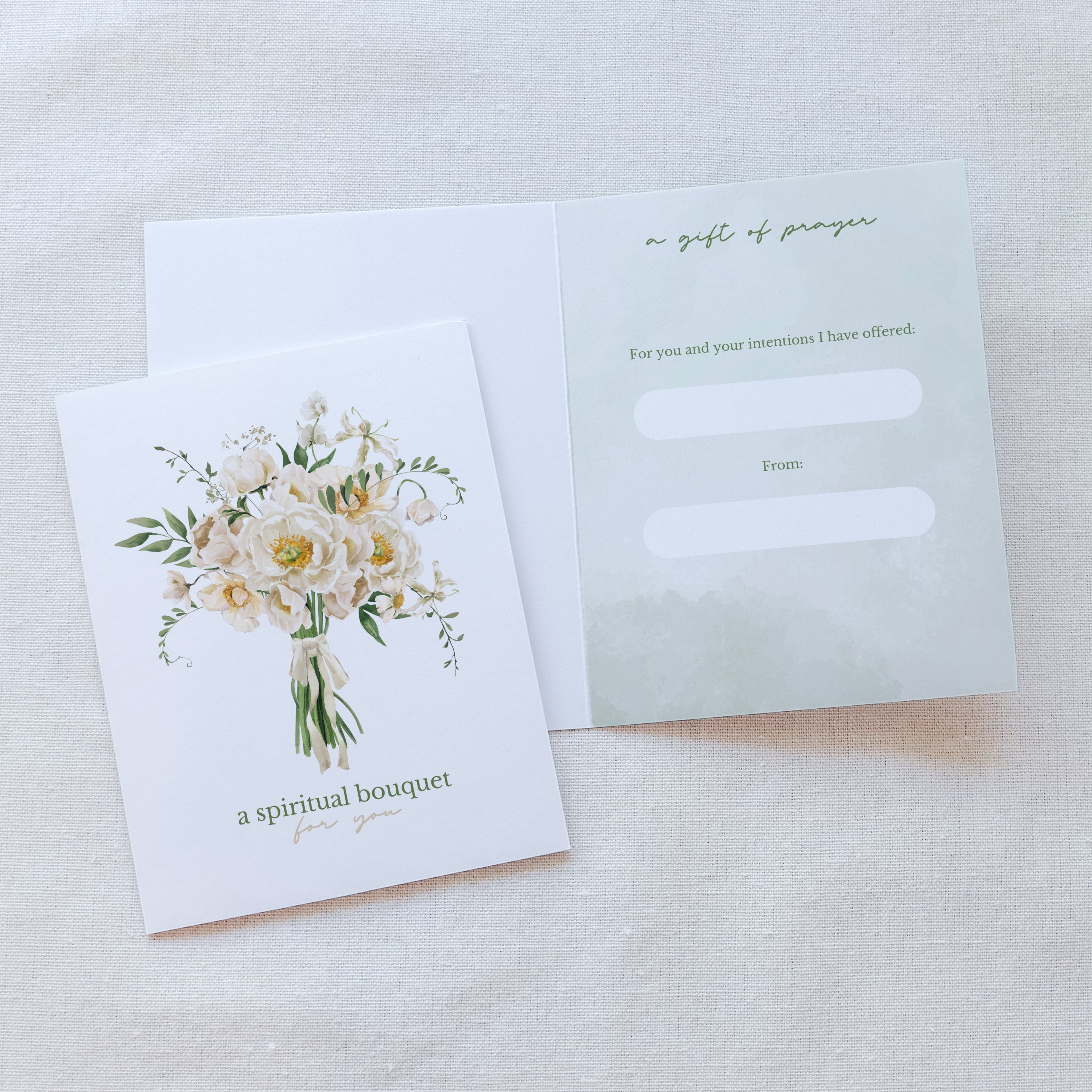 Spiritual Bouquet Cards