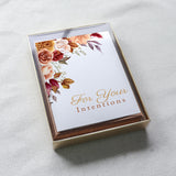 Fall Bouquet Mass Intention Card