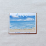 Mother's Day Card - Sandy Beach