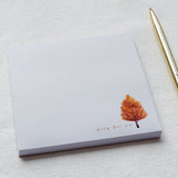Pray for Us Autumn Handmade Notepad - 4x4