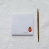 Pray for Us Autumn Handmade Notepad - 4x4