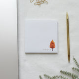Pray for Us Autumn Handmade Notepad - 4x4