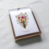 Floral Spiritual Bouquet Prayer Card