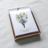Floral Spiritual Bouquet Prayer Card