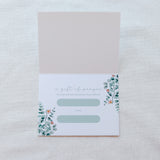 Spiritual Bouquet Prayer Card