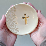 Cross Rosary Dish
