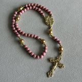 Miraculous Medal Wood Rosary