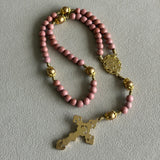 Miraculous Medal Wood Rosary