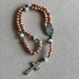 Our Lady of Guadalupe Peach Stone Rosary