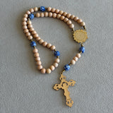 Madonna and Child Sunflower Rosary