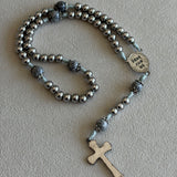 St Michael Stainless Steel Rosary
