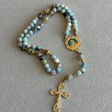 Madonna and Child Stone Rosary