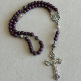 St Benedict Brown Wood Rosary