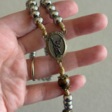 St Michael Stainless Steel Rosary