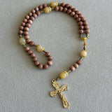 Rosewood Communion Cup Rosary