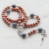 Immaculate Heart and Sacred Heart Rosewood Rosary