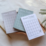 Rosary Prayer Tracker Handmade Notepad