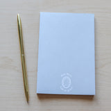 Miraculous Medal Green Handmade Notepad