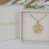 Fleur di Lis Miraculous Medal Necklace