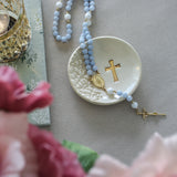 Cross Rosary Dish