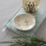 Cross Rosary Dish