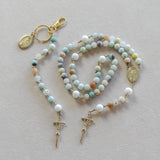 Sea of Galilee Rosary Keychain