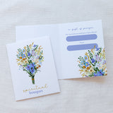 Floral Spiritual Bouquet Prayer Card
