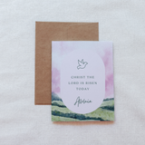 "Christ the Lord is Risen" Easter Card