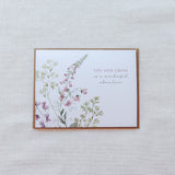 Catholic Birthday Card "Life with Christ"
