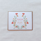 Catholic Birthday Card "Praying for You"