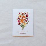 Floral Spiritual Bouquet Prayer Card
