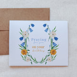 Catholic Birthday Card "Praying for You"